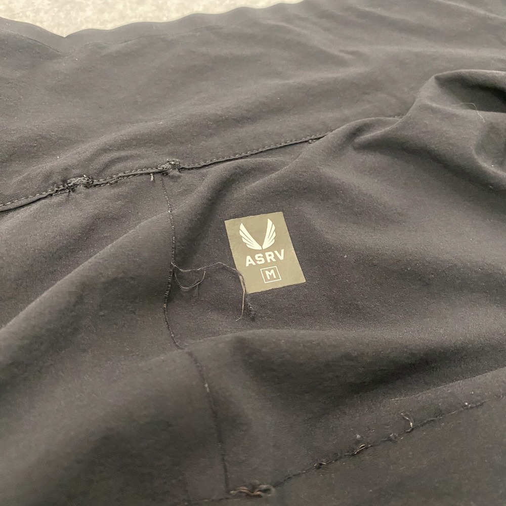 ASRV Jacket Mens M Black Aerotex Track Full Zip Lightweight DSG 0950 - Picture 6 of 10